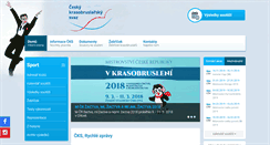 Desktop Screenshot of czechskating.org